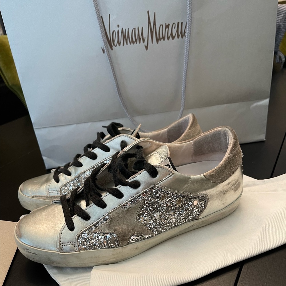 Golden goose superstar glitter
